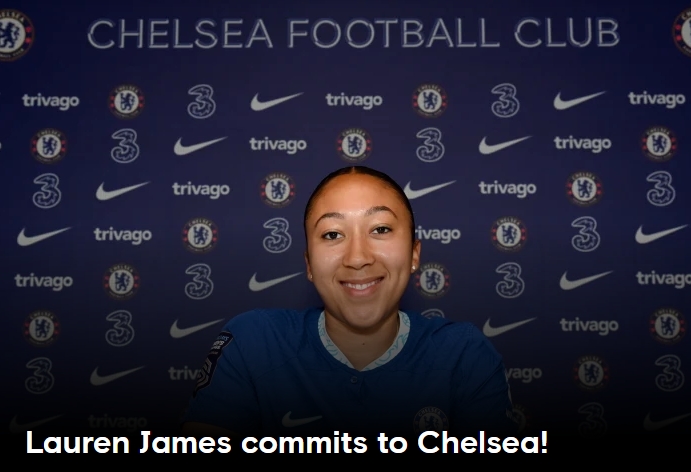 官方：劳伦-詹姆斯与切尔西女足续约，新合同至2027年夏天