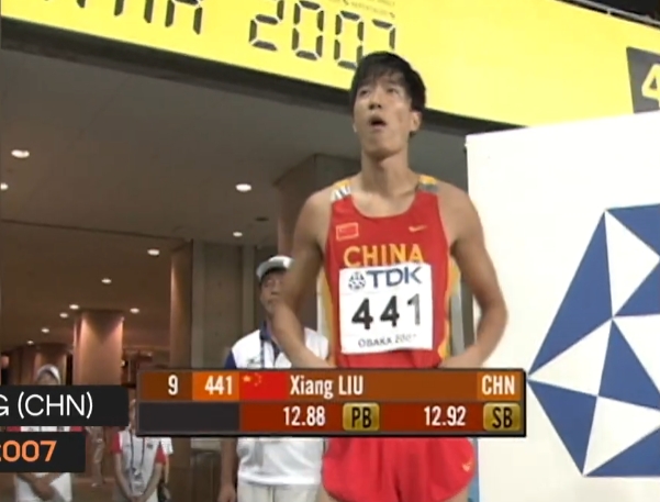 还记得吗田径世锦赛历史40大时刻，刘翔第9道奇迹位列第33
