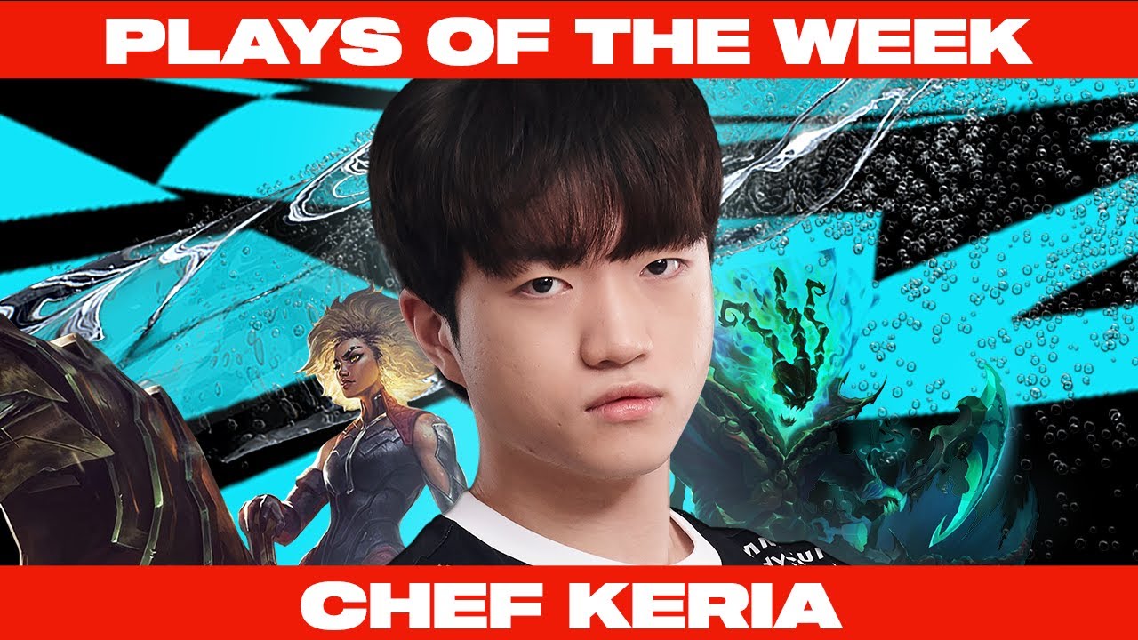 LoLEsports分享上周选手操作Top5：Keria神级锤石操作拉满