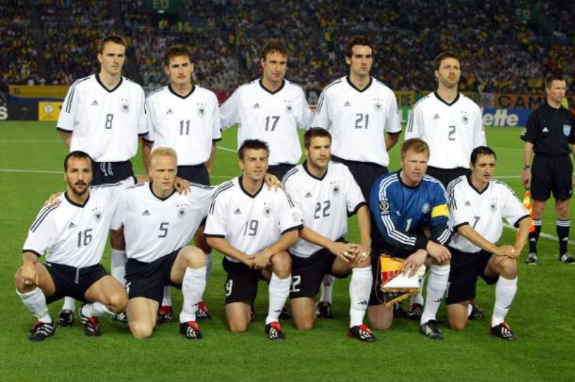 虽败犹荣02年世界杯决赛德国队的首发这11人你还认得出吗