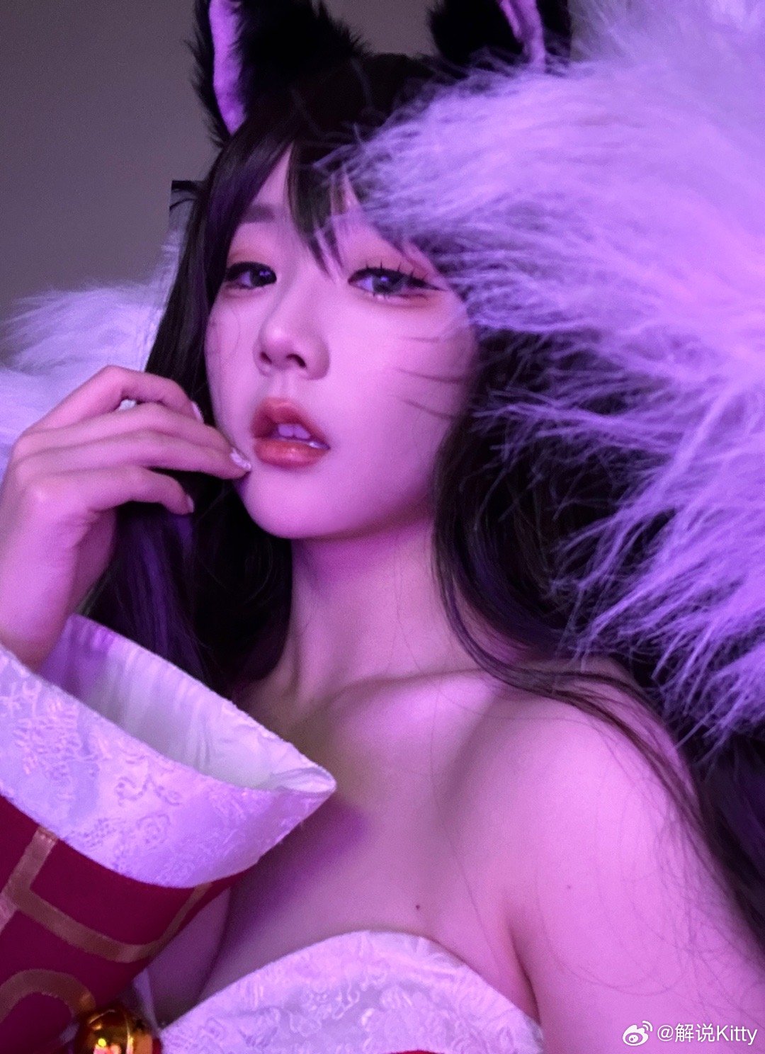 解说Kitty晒cos阿狸照片：能e到你的心里吗