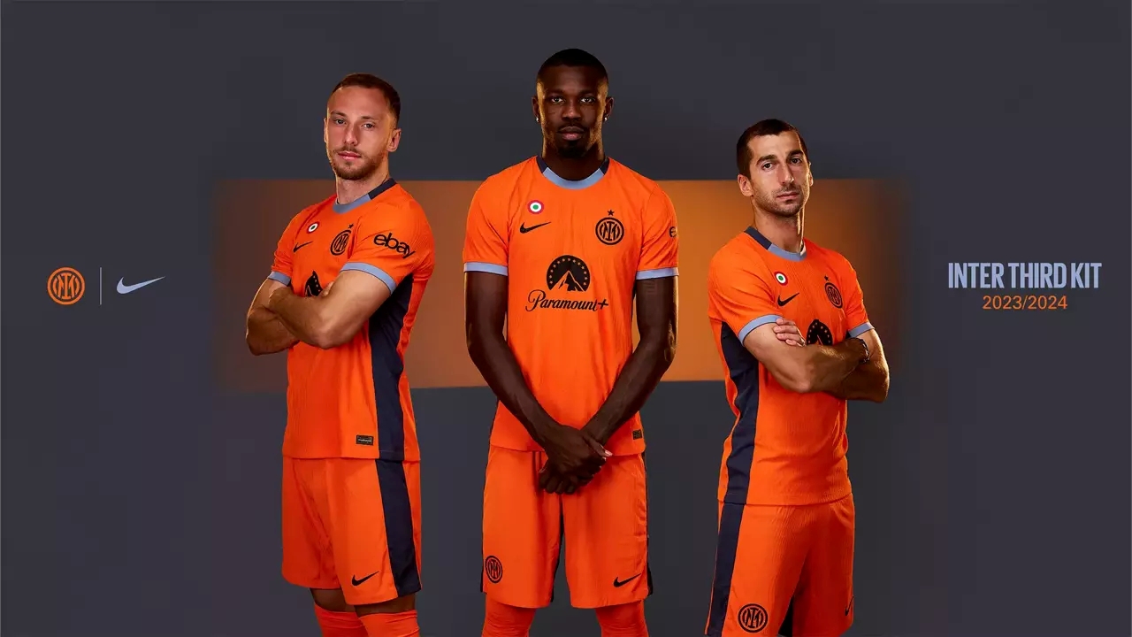 国米本赛季第三球衣正式发布主体橙色将在对阵皇社比赛中亮相