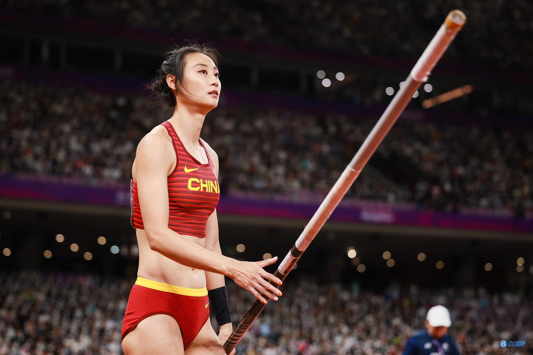 05女子撑竿跳高中国选手李玲打破亚运会纪录夺金牛春格摘铜