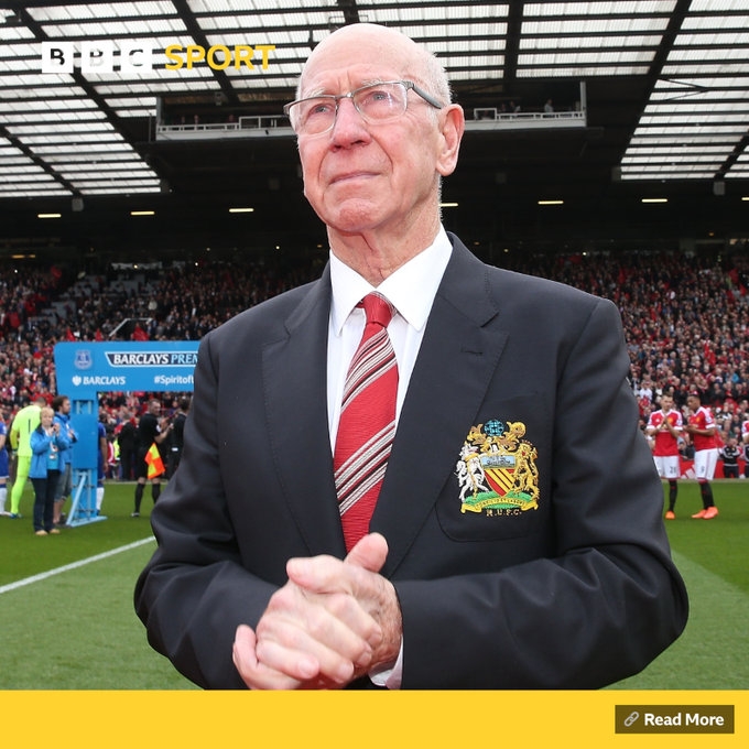 bbc博比查尔顿爵士在护养院意外摔倒肋骨骨折五天后去世