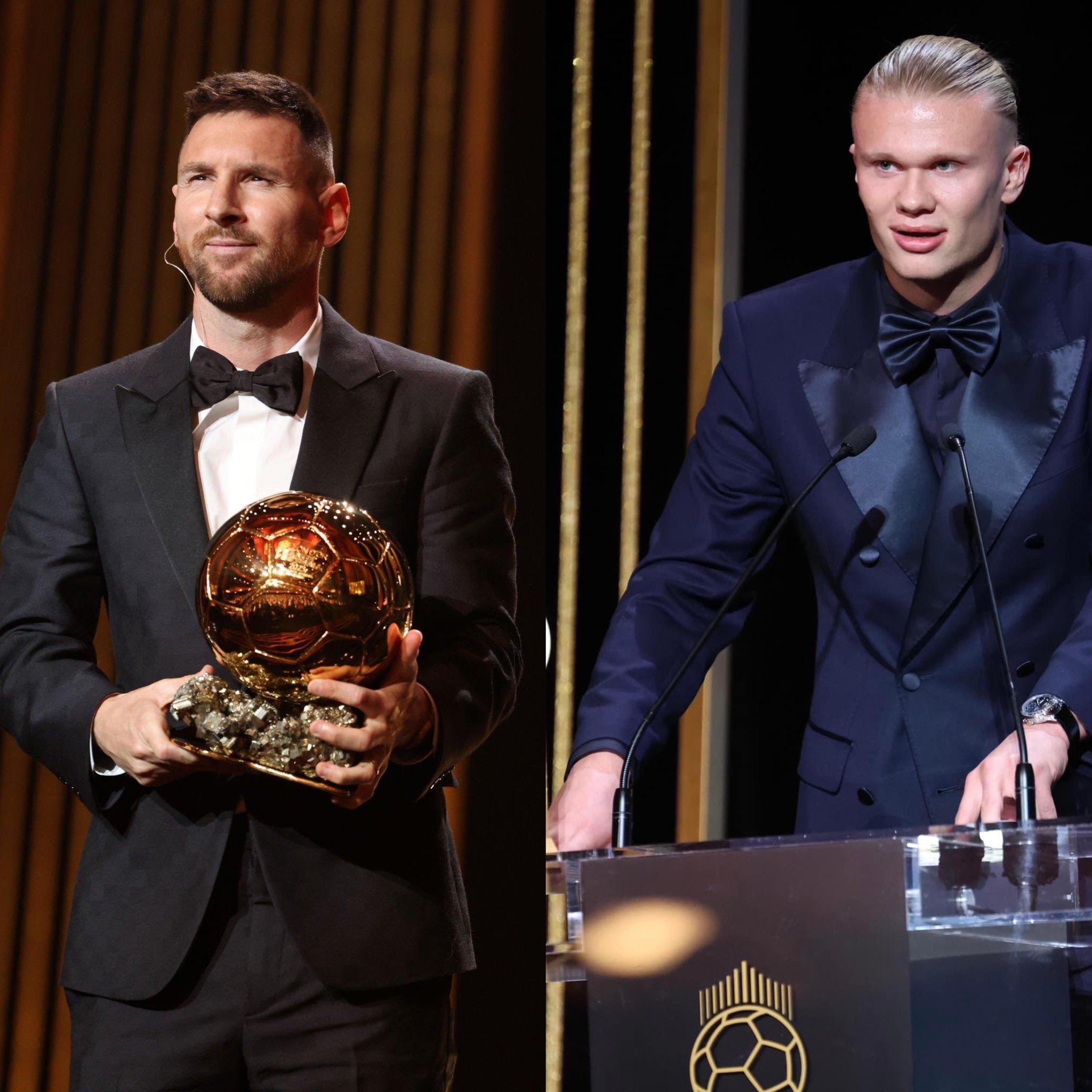 金球奖得分泄露:梅西462分夺魁,领先第二哈兰德105分-直播吧