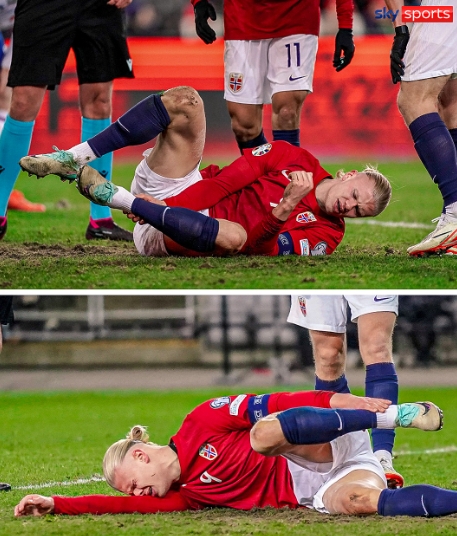 魔人很疼🤕挪威官方：哈兰德伤缺欧预赛末战🚨曼城下周战利物浦