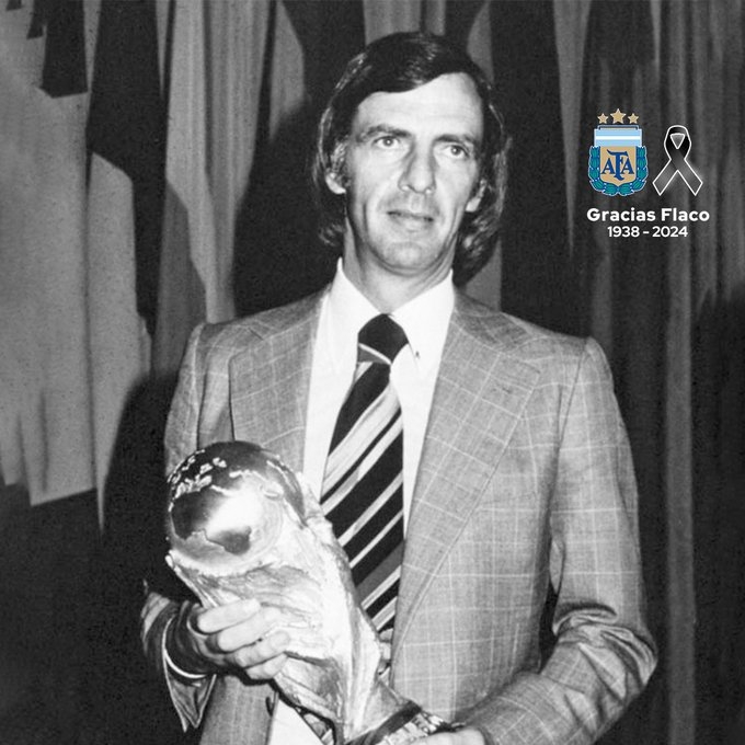阿根廷1978年世界杯冠军教练梅诺蒂去世，阿根享年85岁