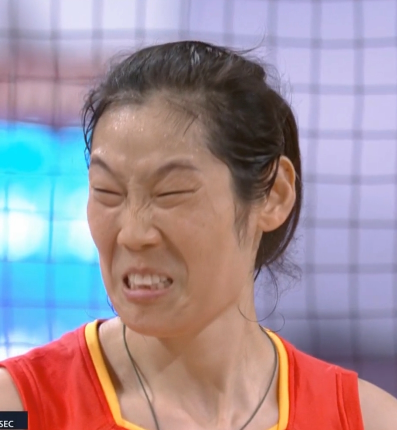 🏐朱婷杀球成功 屡屡贡献精彩表情包🤣