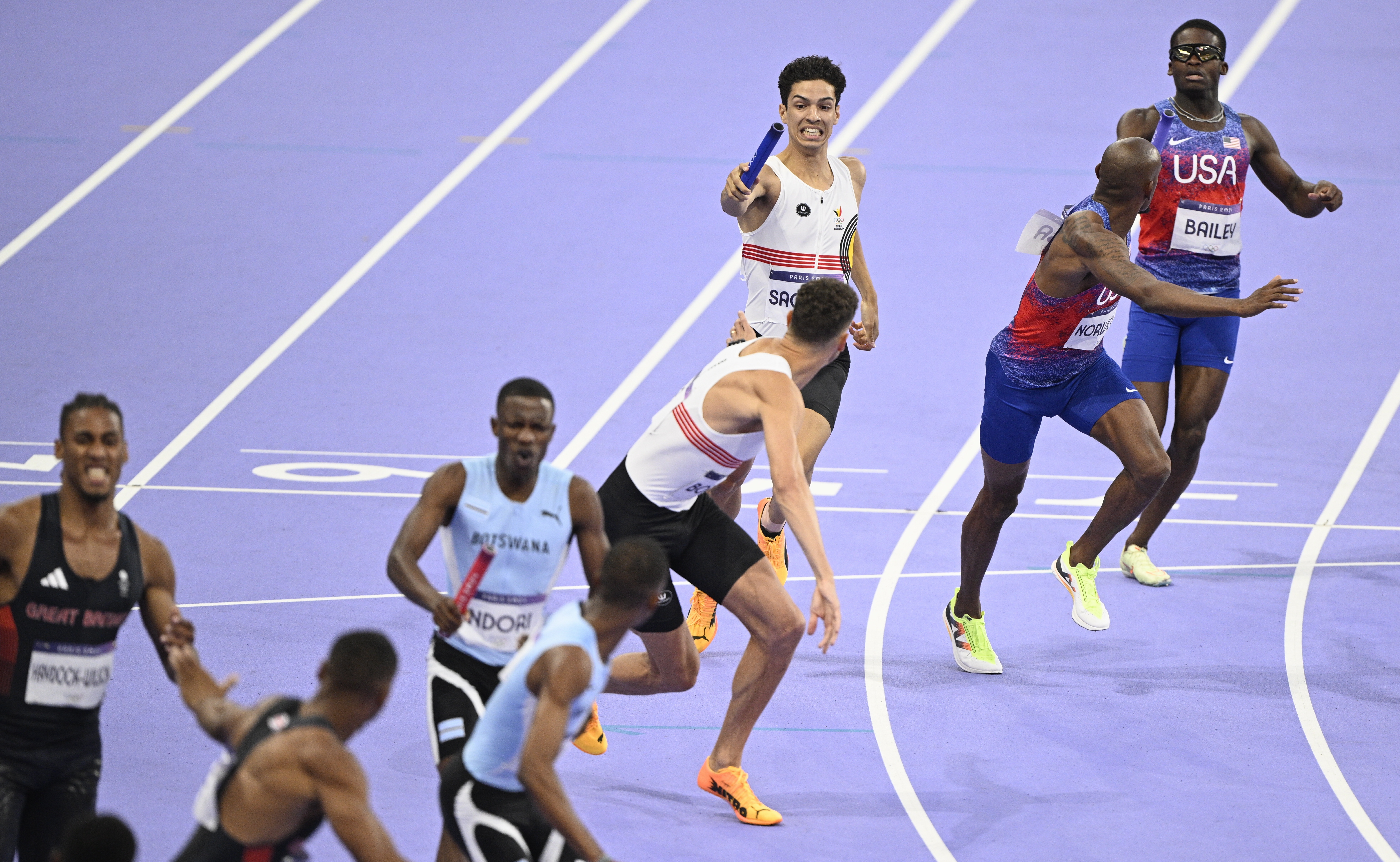 田径男子4×400米接力决赛