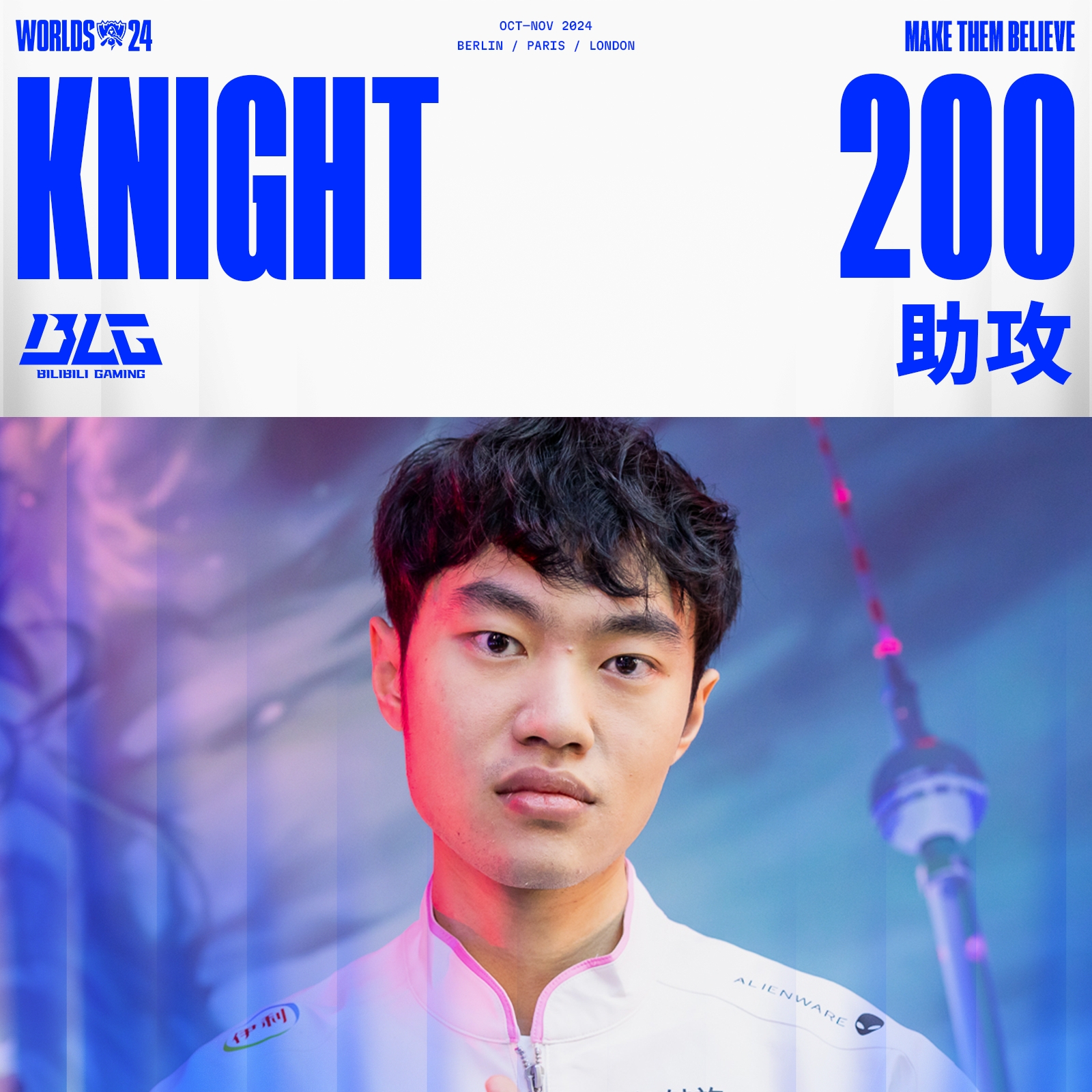 2024全球总决赛里程碑：knight达成总助攻200成就