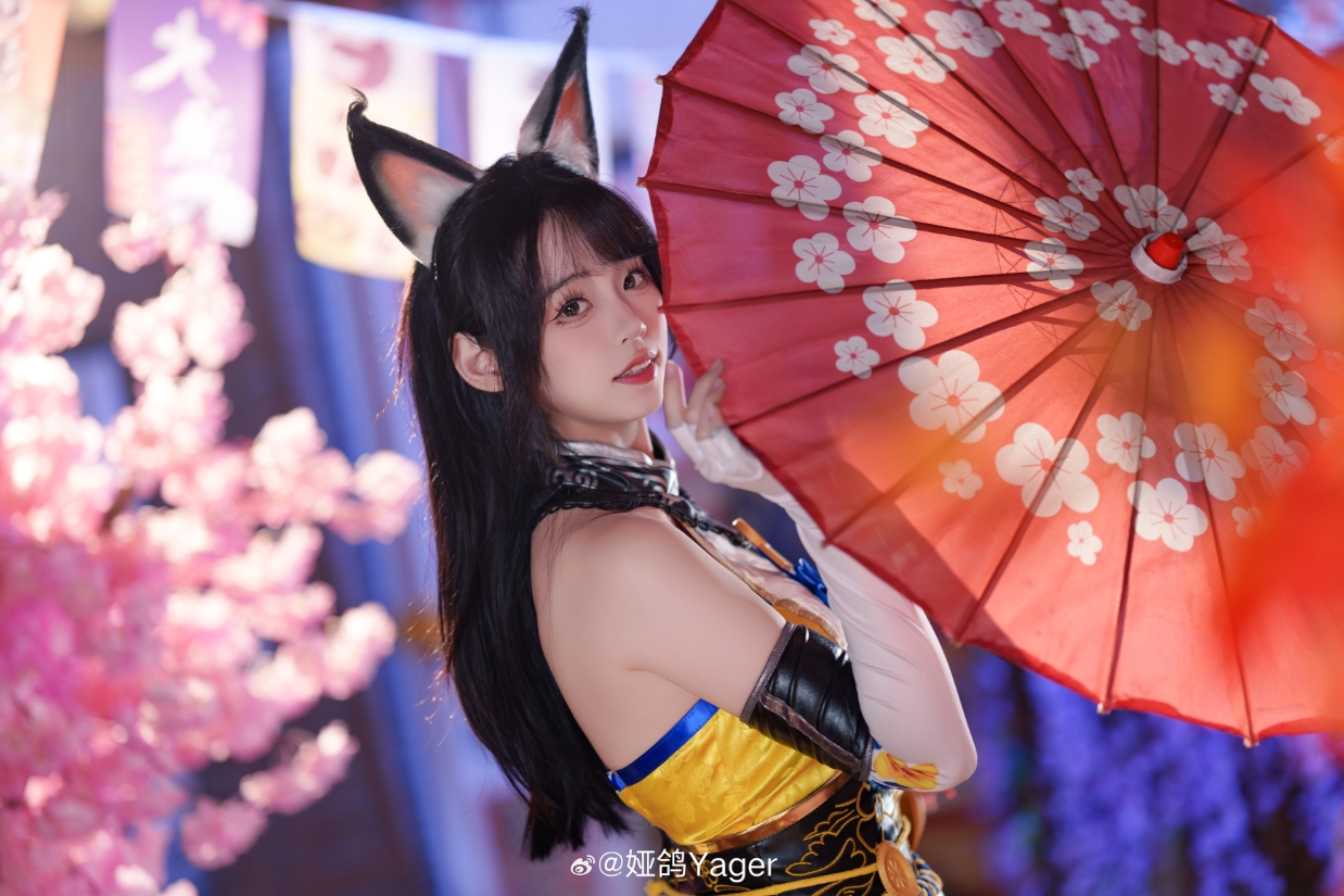 png电子猫耳+黑丝！永劫无间女主持COS胡桃：性感且妩媚 简直不要太顶！