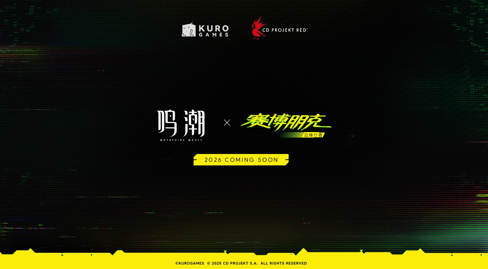 j9九游会老哥俱乐部交流《鸣潮》官宣将与CDPR合作 推出《赛博朋克：边缘行者》联动！