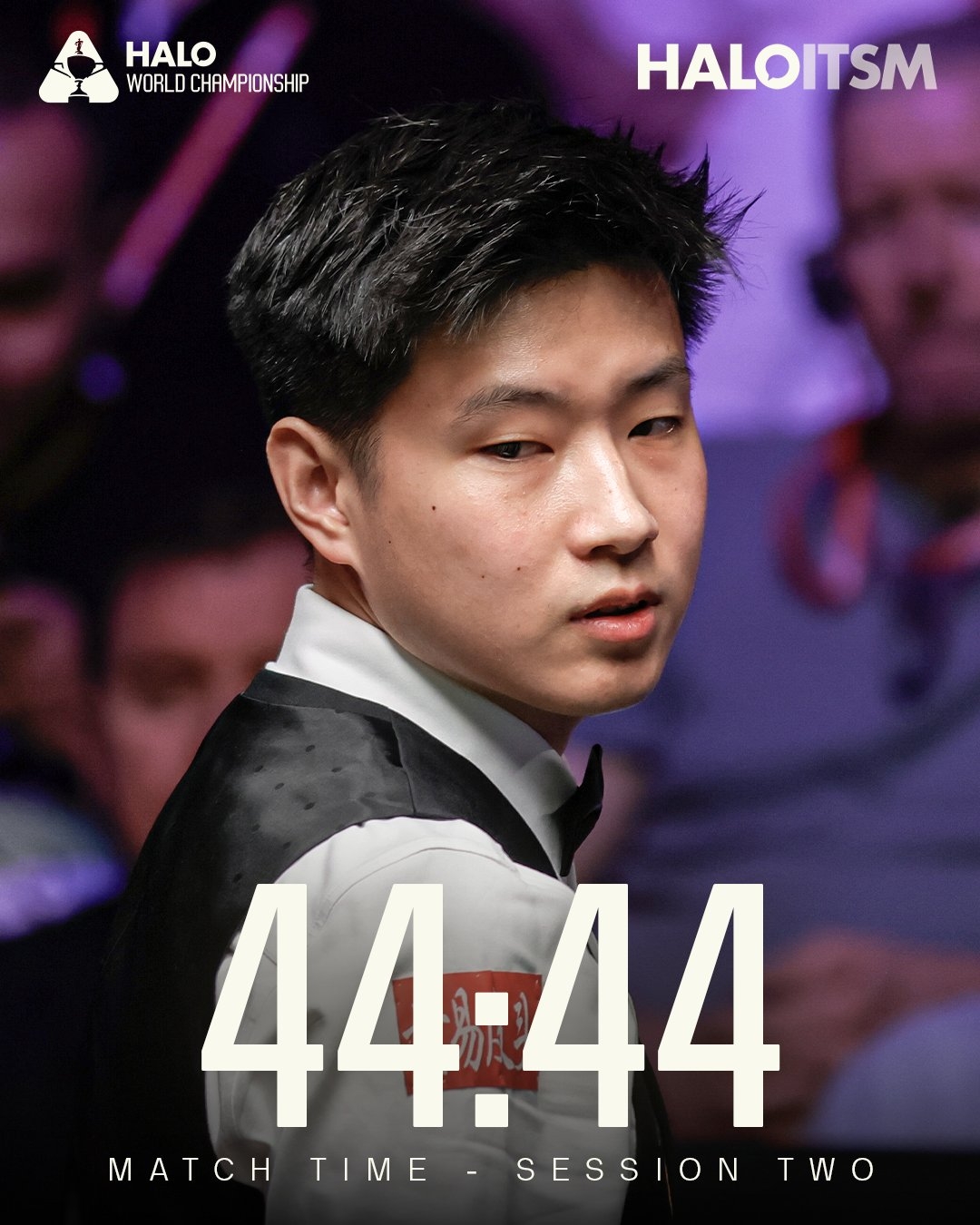 太快了🤯赵心童不到2小时8-0奥沙利文，上半场4局仅用44分钟！