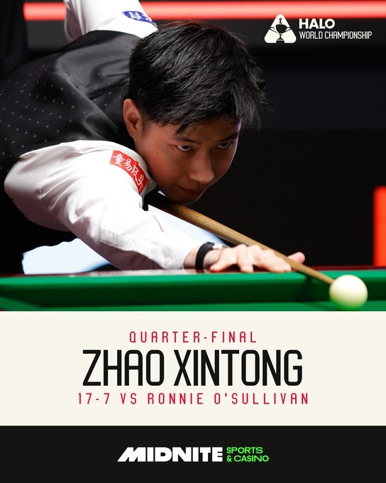 历史首次金左手的对决！赵心童晋级决赛，而决赛对手也是左手选手