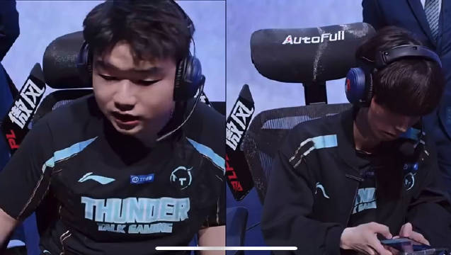 媒体人：SeTab在赛场上玩手机 不是点菜也不是梭哈 是场间他的客户端掉了