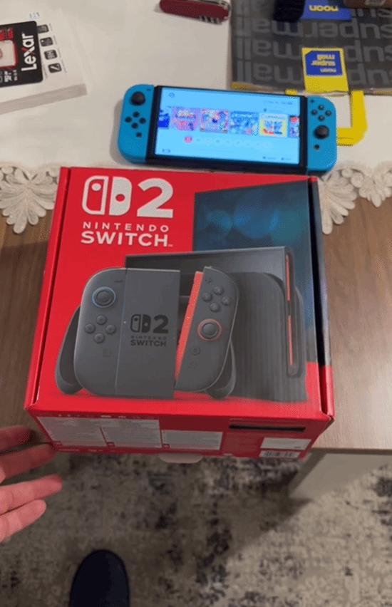 Switch 2主机已遭偷跑！但需要首日补丁才能正常运行👀