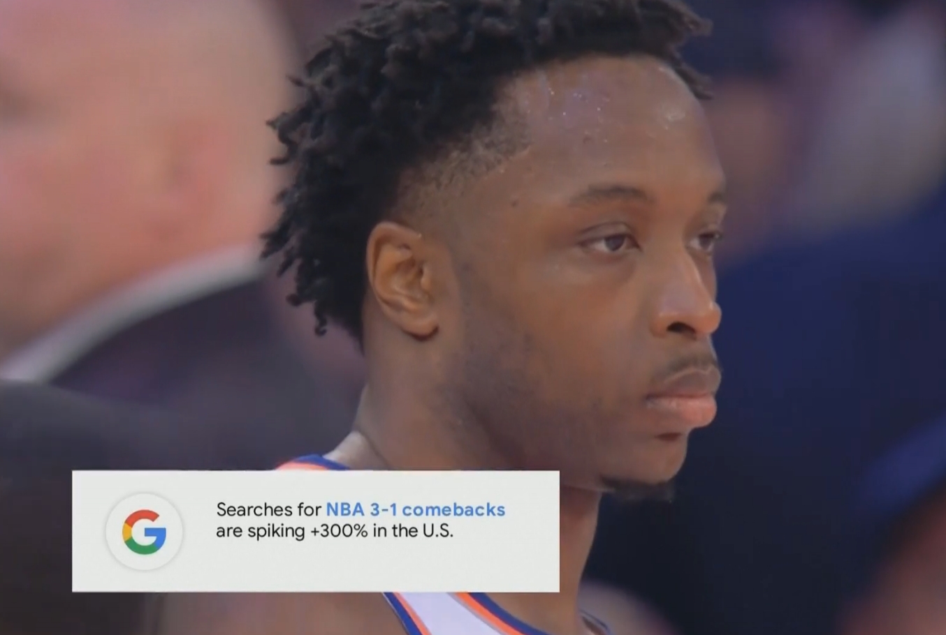 😛尼克斯G5半场领先两位数 谷歌“NBA 1-3逆转”搜索激增300%