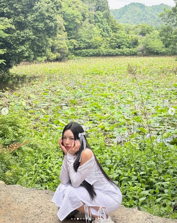 基本上是扎根的！韩国版《完蛋美女》演员发布了一张照片：京都Ootd！