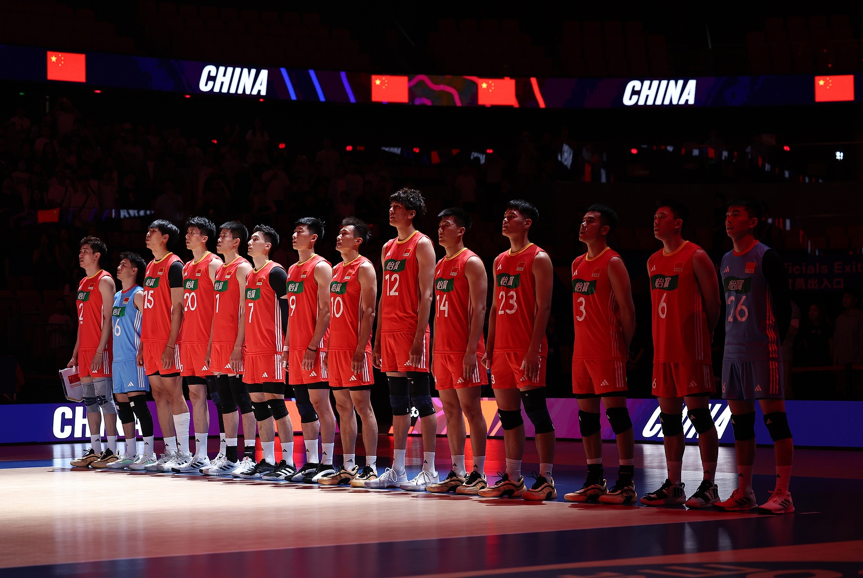 👏中国男排积分增加15.98分，世界排名即时上升4位，暂列第20位