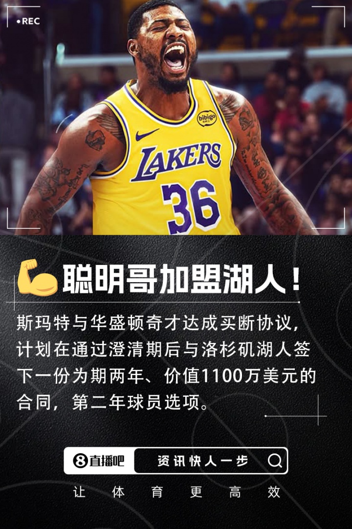 2022DPOY&3次一防！斯瑪特與奇才完成買斷&2年1100萬加盟湖人