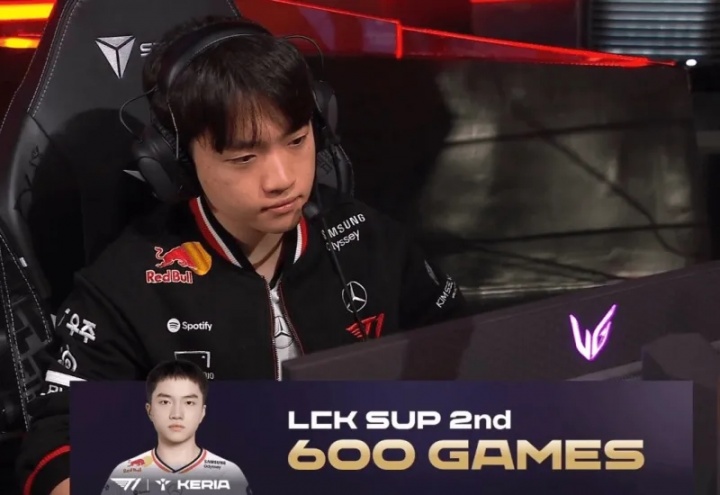 里程碑！Keria成為第二位達(dá)成LCK600場紀(jì)錄的輔助選手