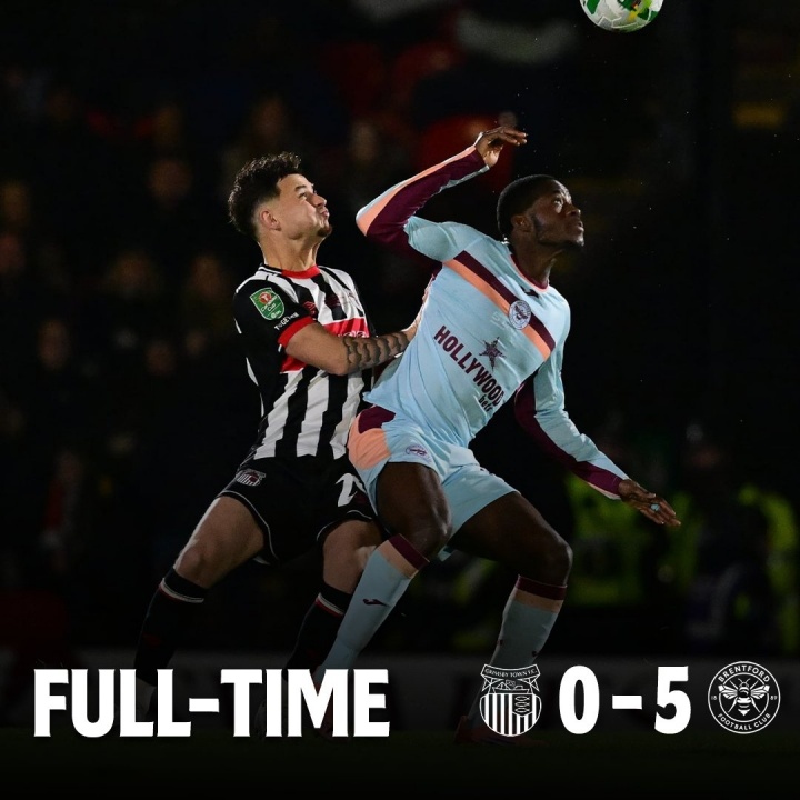 [体育资讯]此前淘汰曼联、谢周三！格林斯比0-5布伦特福德止