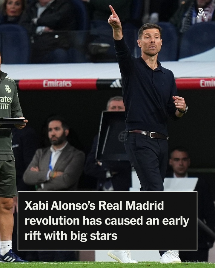 【球迷看点】TA:阿隆索在改变皇马更衣室的坏习惯,几周来与部 【球迷看点】TA:阿隆索在改变皇马更衣室的坏习惯,几周来与部