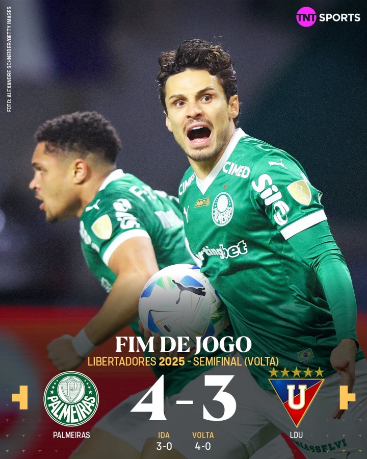 惊天逆转晋级!帕尔梅拉斯第7次打进解放者杯决赛,此前3次夺冠 惊天逆转晋级!帕尔梅拉斯第7次打进解放者杯决赛,此前3次夺冠