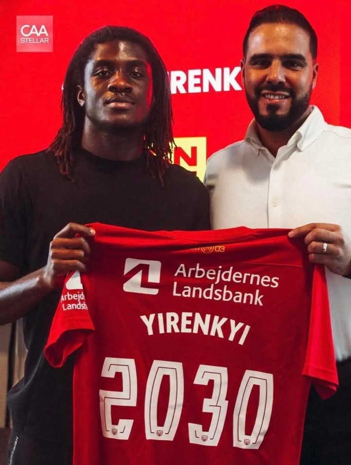 邮报：伯恩茅斯有意加纳19岁中场伊伦基，但面临阿森纳等队竞争