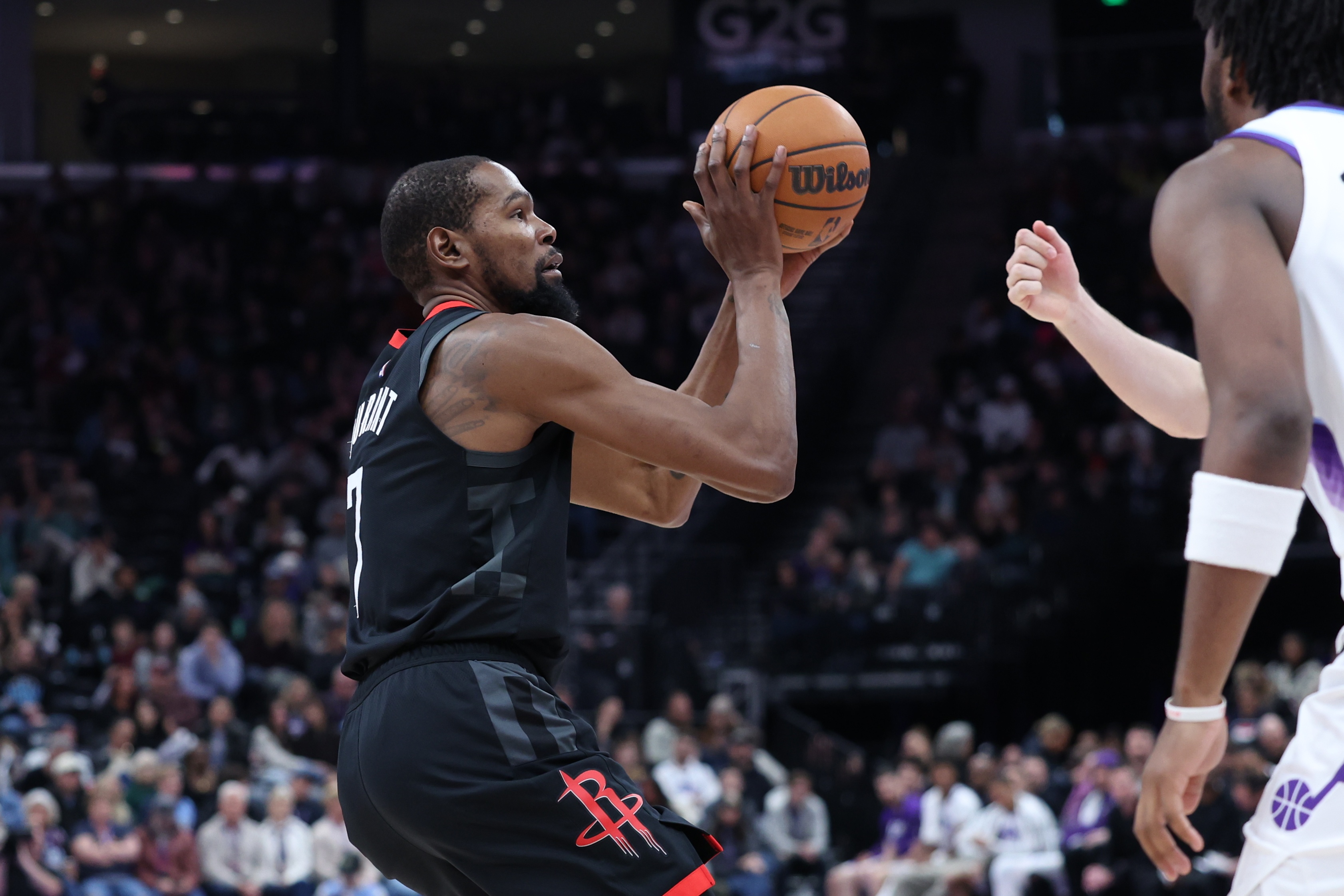 [火箭]第三节36-19！杜兰特：球运转得更好了 迫使对方在