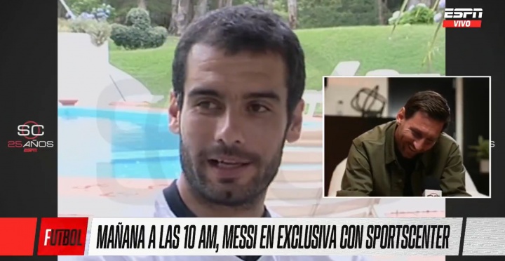 乐开怀！梅西第一次看有头发的瓜帅称赞自己，笑容停不下来