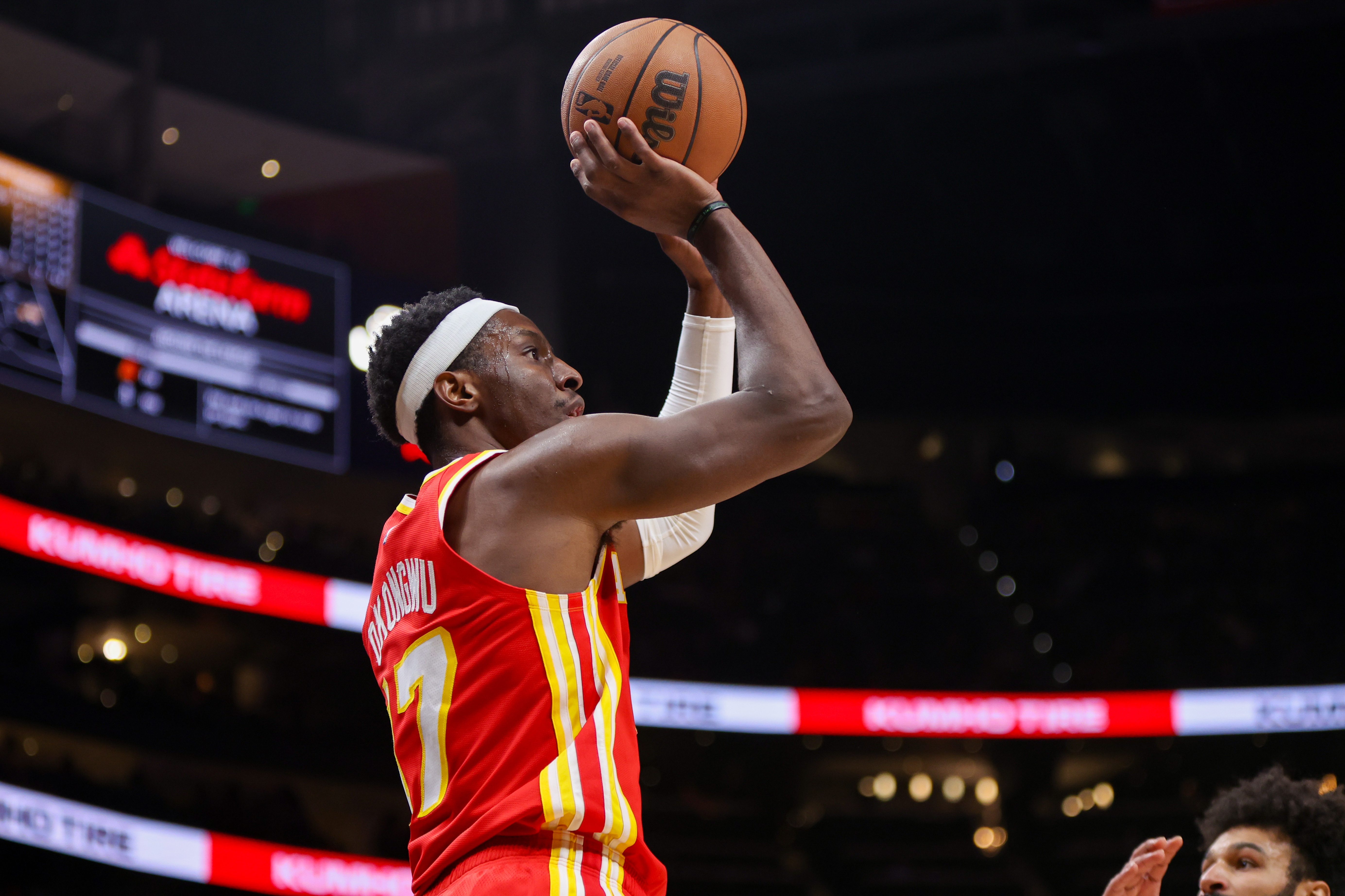 [球迷看点]砍下31+14！奥孔武：就是全力以赴去拼抢 我清