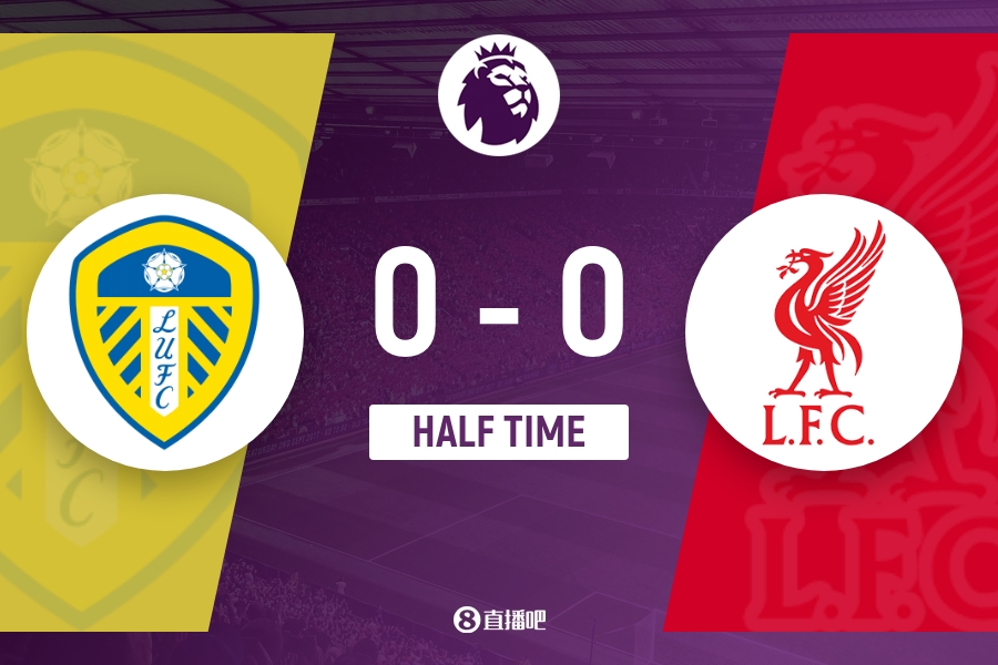半场-利物浦暂0-0利兹联 琼斯兜射中框加克波失良机