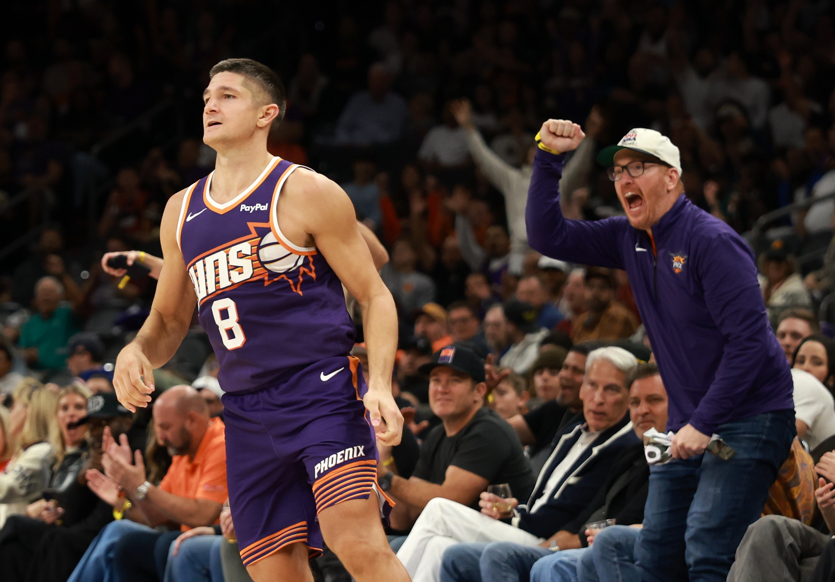 行云流水！馬威贏得跳球&古德溫長傳助攻格雷森·阿倫雙手暴扣