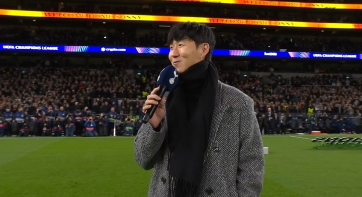 传奇归来?！孙兴慜重返热刺主场进行演讲，向热刺球迷告别