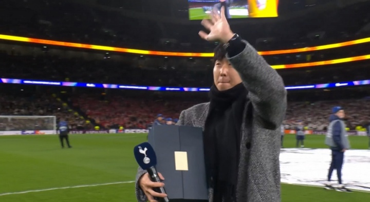 传奇归来?！孙兴慜重返热刺主场进行演讲，向热刺球迷告别