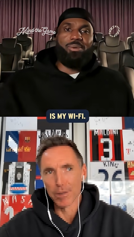 [球迷看点]频频掉线！詹姆斯调侃纳什：知道你不喜欢糖 你也不喜欢WiFi吗？(图1)