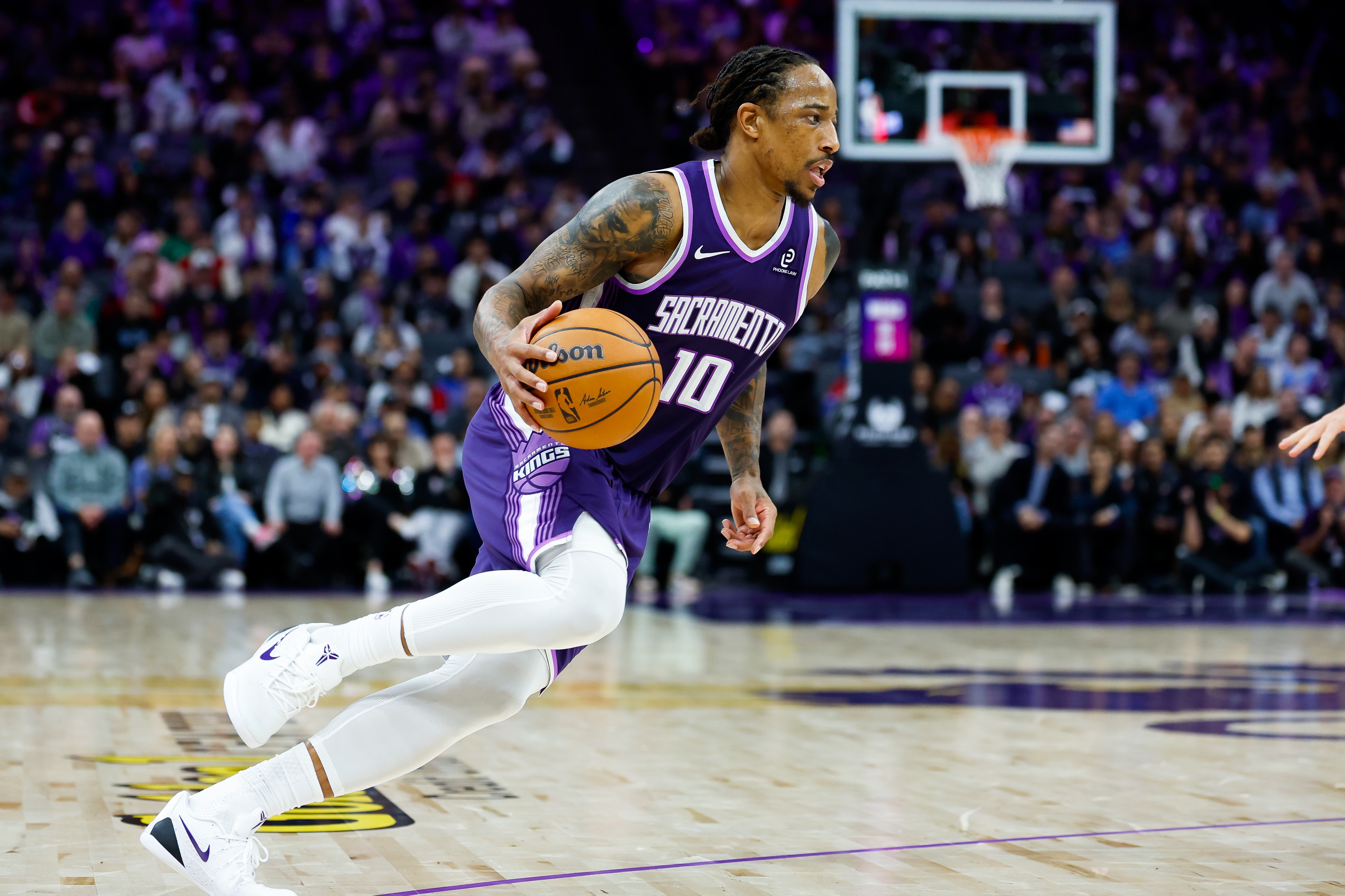 手感火熱！德羅贊半場(chǎng)6中5高效拿下12分2板1助1斷