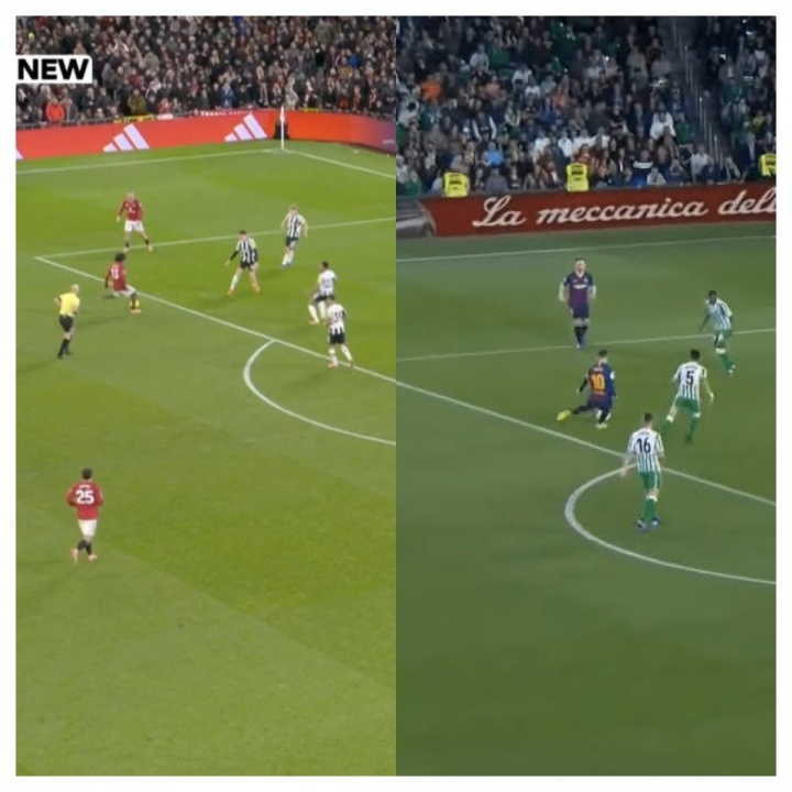 【体育通报】多尔⬇️古试图复刻梅西对贝蒂斯吊射，球⬆️速太慢