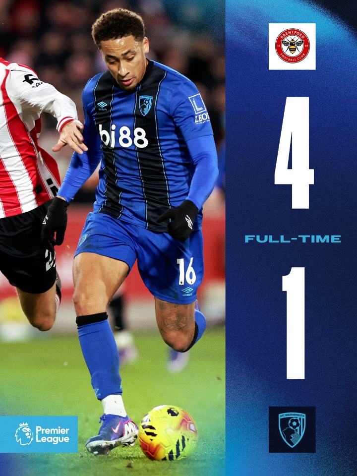 [信息速览]噩梦连连！伯⬆️恩茅斯9轮不胜从❕英超第2狂跌至