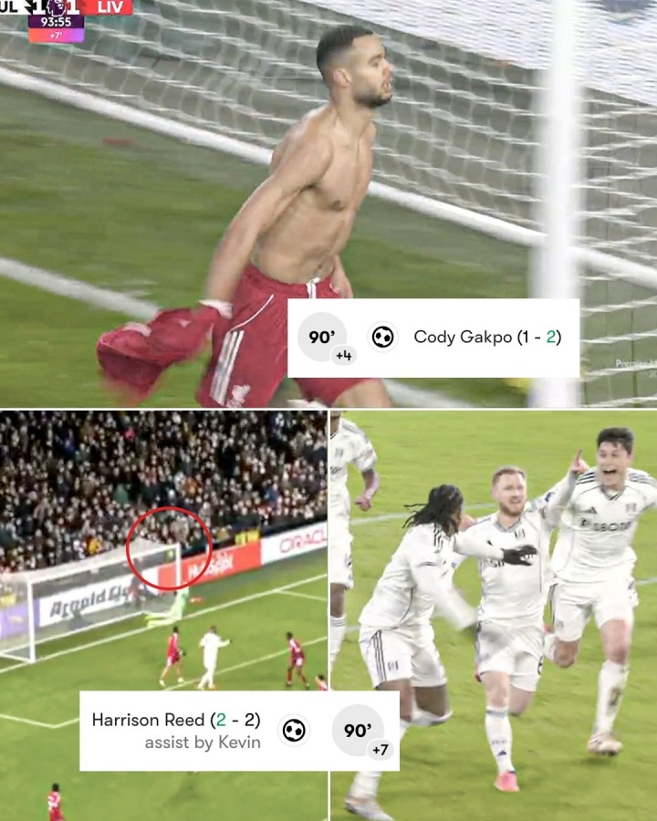 不到結(jié)束真別脫??加克波、里沙利松脫衣慶祝絕殺，結(jié)果都被絕平