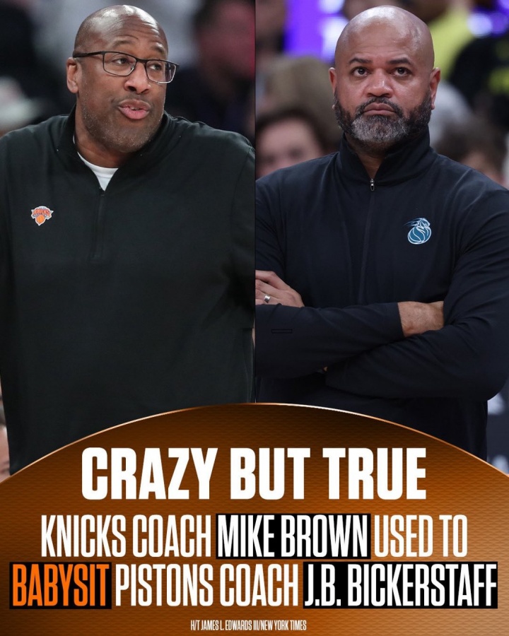[球迷报道]这个真没想到啊！迈克·布朗曾经是活塞主帅比克斯塔