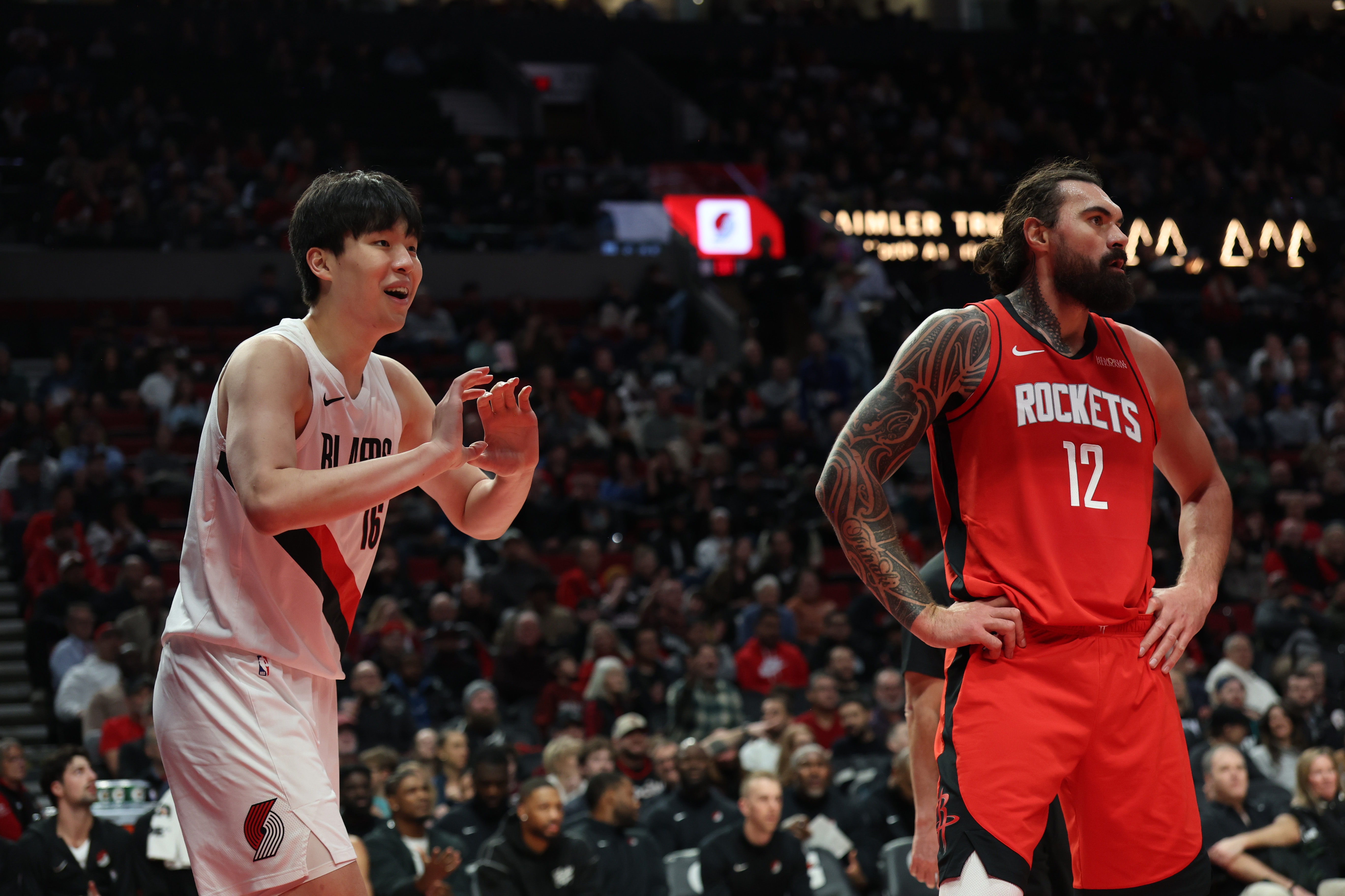 斯普利特：對(duì)位亞當(dāng)斯非常艱難 楊瀚森本場(chǎng)出色地完成了任務(wù)！