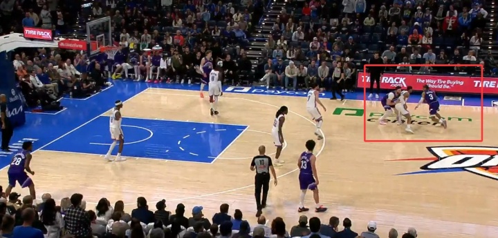 雷霆爵士裁判報告共4次漏判：喬治走步&切特3秒 還有兩隊各一犯規(guī)