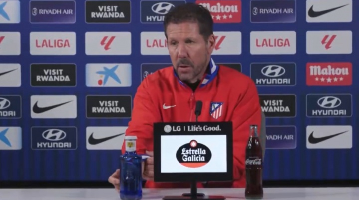 西蒙尼：我要向維尼修斯和弗洛倫蒂諾道歉 巴薩很優(yōu)秀配得上勝利