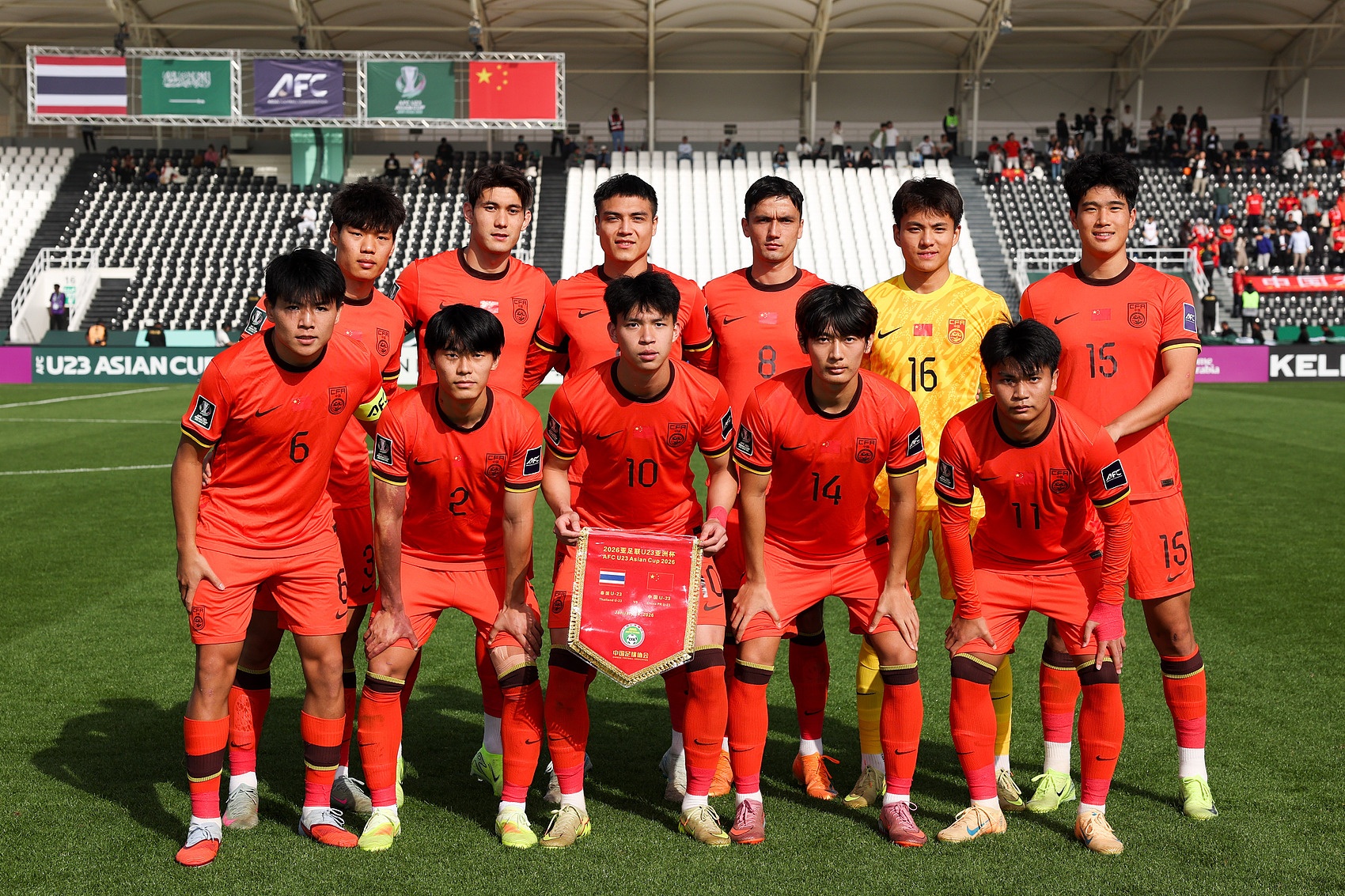 未來靠你們！U23國足9人不超20歲，王鈺棟19歲 彭嘯20歲 李昊21歲