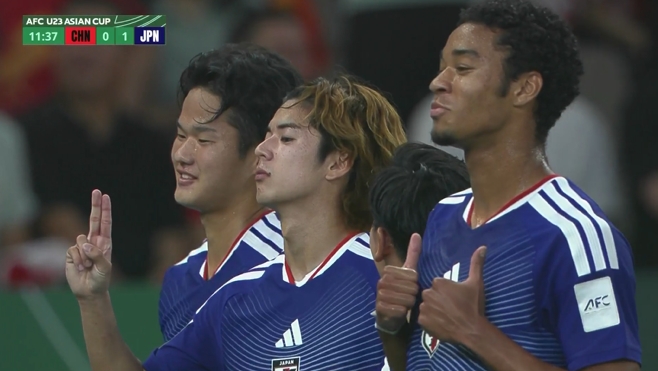 VAR介入！本届赛事首粒丢球，U23国足丢球，0-1落后日本U23