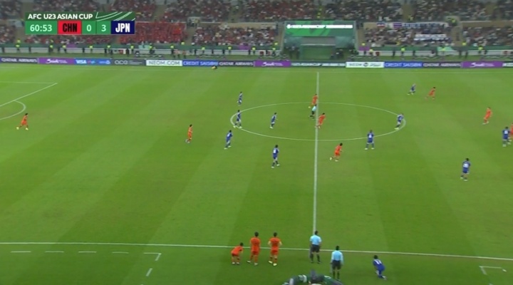 U23国足第62分钟连换3人！王博豪、陈泽仕、鲍盛鑫替补登场