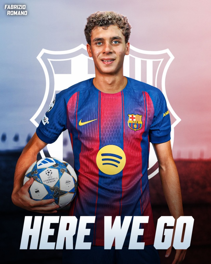 HWG！罗马诺：巴萨将租借签下18岁埃及小将哈姆扎，含买断条款