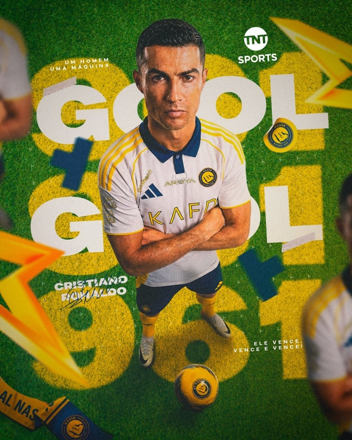 生涯第961球！C罗包抄破门，菲利克斯横敲送助攻